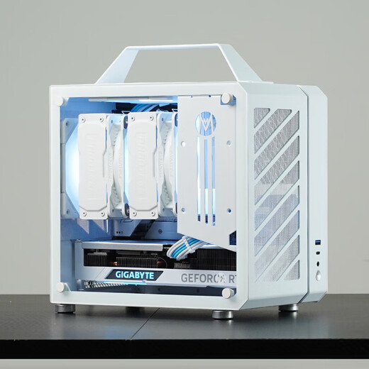 
GIGABYTE Ryzen R9 9950X/A4000/A2000 Mechanical Master C25 Mini Portable Design Host DIY Assembly Computer Drawing 3D Modeling Small Steel Form Desktop Machine 2: R9 9900X/32G/2T/A2000