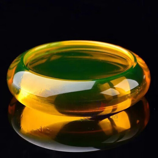 Sakura Baltic natural silk-wrapped beeswax amber bracelet widened bracelet women's health and beauty ethnic style fashion accessories blue amber bracelet inner diameter 61-62mm