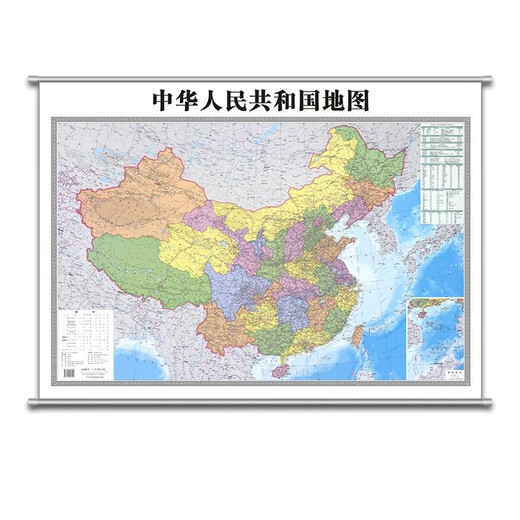 2025 Neue Version von China World Map Wall Map Super Lig Ligy Scroll Map Office Wohnzimmer Wanddekoration Malerei