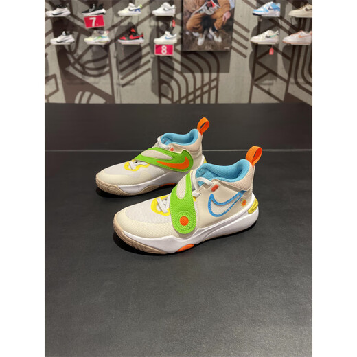 Nike (NIKE) children's shoes for boys and girls Velcro non-slip casual basketball sports FJ1391-001 29.5 -12C-foot length 18cm