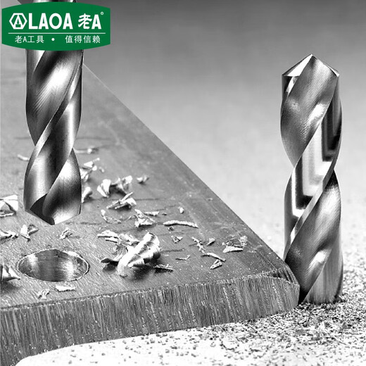 LAOA (LAOA) twist drill bit stainless steel drill bit M2 high-speed steel fully ground twist drill multi-Specifications3.4-8.9MM 3.5mm (10 pieces)