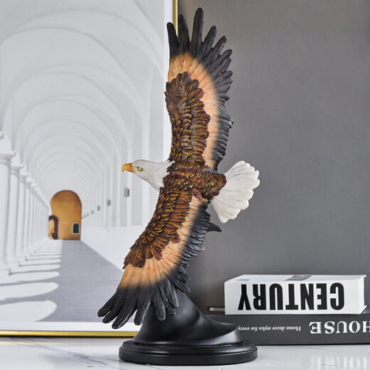 Taijinrui desk ornaments Dapeng spreading wings eagle crafts eagle sculpture TV cabinet entrance wine cabinet living room decoration BY2241 branch eagle