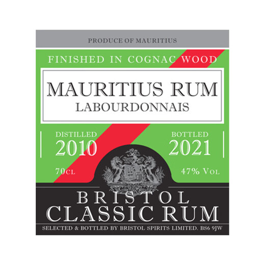 Winery Direct [bouteille d'origine importée] Bristol indépendant en bouteille double rum rum étranger vin étranger Mauritius 2010 Rum 700ml