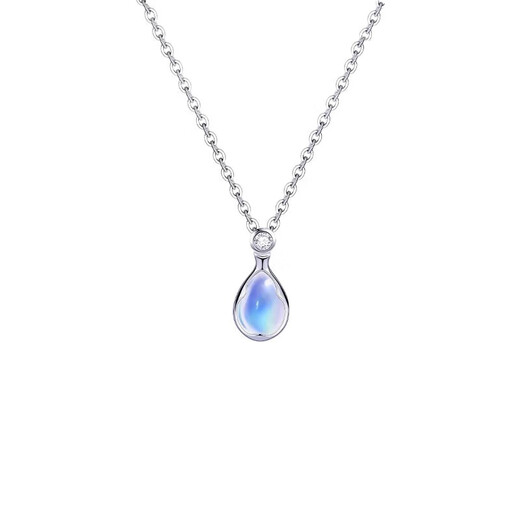 Dirholl (Dirholl) Rupert's Tears platinum necklace PT950 women's clavicle chain birthday and Valentine's Day gift for wife and girlfriend PT950 platinum necklace + Rupert's Tears pendant free engraving - ghostwriting greeting card - exclusive gift box
