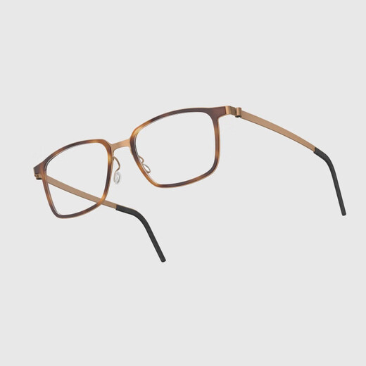 LINDBERG Montura de gafas Lindbergh, montura de gafas para miopía con montura cuadrada de titanio ligera y de montura completa para hombre, se puede equipar con lentes para enviar al líder 9766 9766-U15/K256