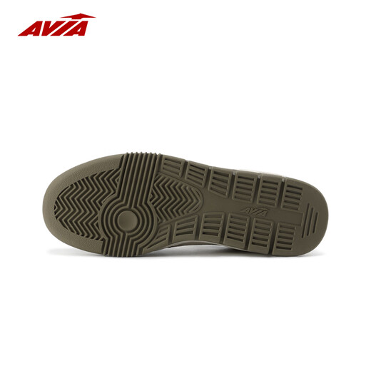 Avia 825r Retro Trendy Sneakers für modische und vielseitige klassische Low-Top-Schuhe von Männern weiß/olivgrün 40