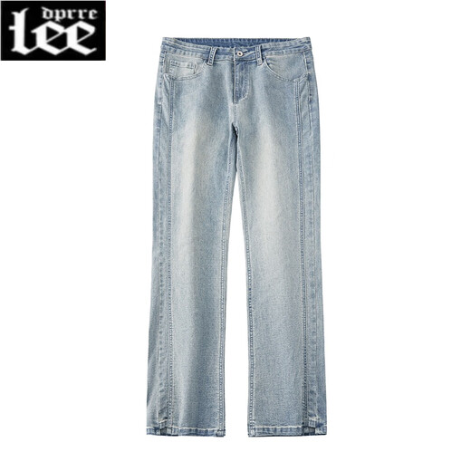 Lee DPRRE American Style Flare Jeans Herrenmarke Brand High Street Lose Long Hosen 2025 Neue Frühlings- und Herbst -Freizeithosen 9901 Nostalgic Blue S