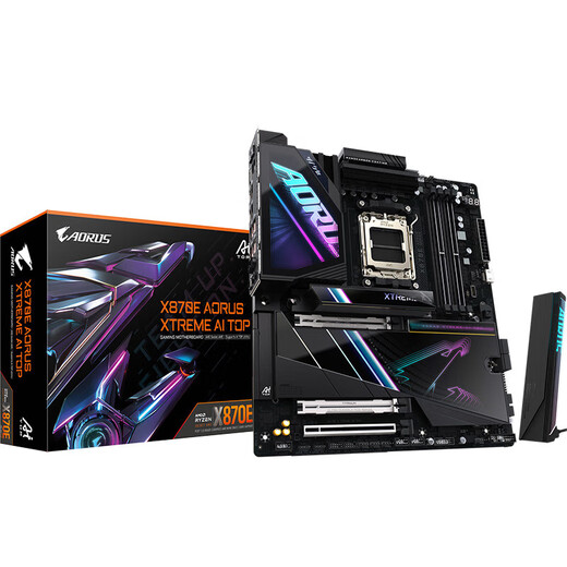 AMAZONASX870E AORUS AI TOP大雕主板搭配9700X 9800X 3D 9900X 9950X X870E AORUS 大雕 无内存 AMD R9 9950X 3D 盒装