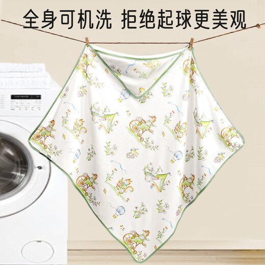
Aibaoshi baby quilt summer pure cotton newborn swaddle towel baby anti-shocking delivery room bag single rabbit fun cute baby S738