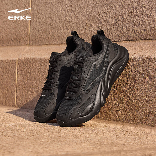 鸿星尔克男鞋休闲鞋男秋冬新款舒适百搭软底轻质运动鞋子男轻便跑鞋