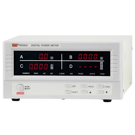 Rek Merik 9901 Medidor de energía digital RF9800 Probador de parámetros eléctricos inteligentes RK9804 AC y DC Instrumento de medición RF9901 con alarma de límite superior e inferior