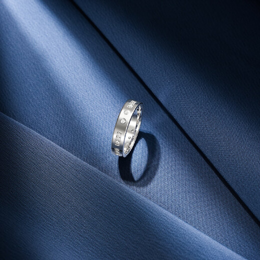 APM Monaco star style MORSE CODE series LOVE Morse code ring plain ring 925 silver pair ring