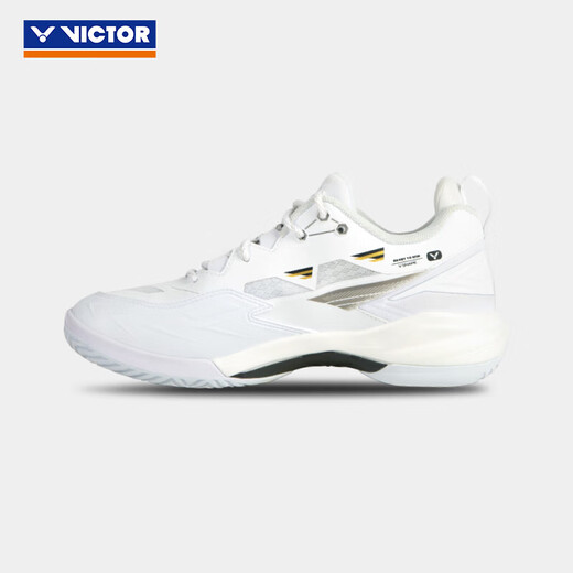 Victor's new authentic VICTOR victory badminton shoes C90NL fully shock-absorbing badminton shoes for men and women, general pearl white C90NL 43 Victor's new authentic VICTOR victory badminton shoes C90NL fully shock-absorbing badminton shoes for men and women, general pearl white C90NL 43