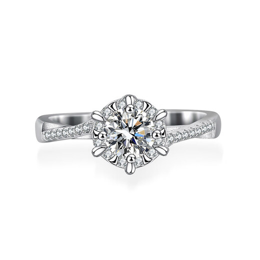 DR. DARLING moissanite diamond ring for women, one carat, a wedding, engagement, and birthday gift for your girlfriend, for your wife, six-pointed star diamond ring - 1 carat, available/next day delivery