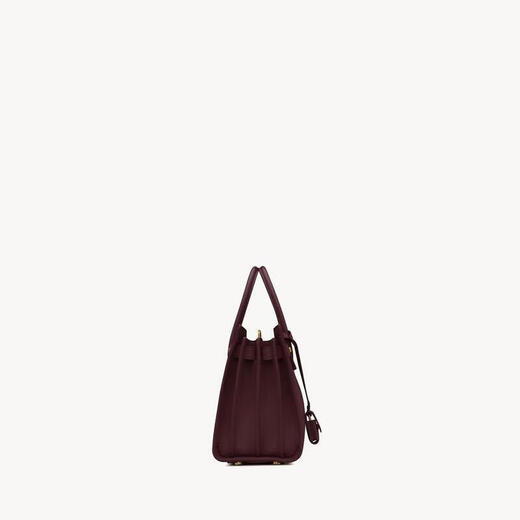 Saint Laurent圣罗兰 SAC DE JOUR系列女士红褐色牛皮革手提包717448DTI0W6195 25.9x19.8x13cm