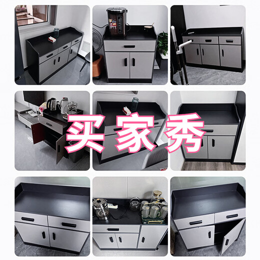 Yijiamu light luxury sideboard cupboard living room wall storage cabinet multi-functional storage cabinet modern simple tea cabinet wine cabinet quality upgrade two doors and one drawer 60CM self-assembly