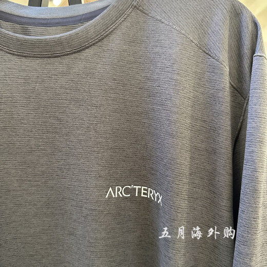 始祖鸟（ARC'TERYX）S25CORMAC ARC'BIRD LOGO SS男士速干短袖T恤9721 BHR 黑灰色 XS