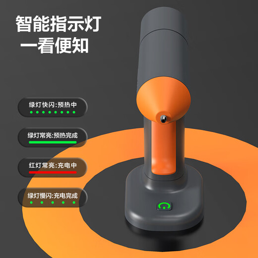 久聚和定制 锂电热熔胶枪 居家常用胶枪防粘防漏自动休眠带10支胶棒 【锂电】HT6636 热熔胶枪3.6V【