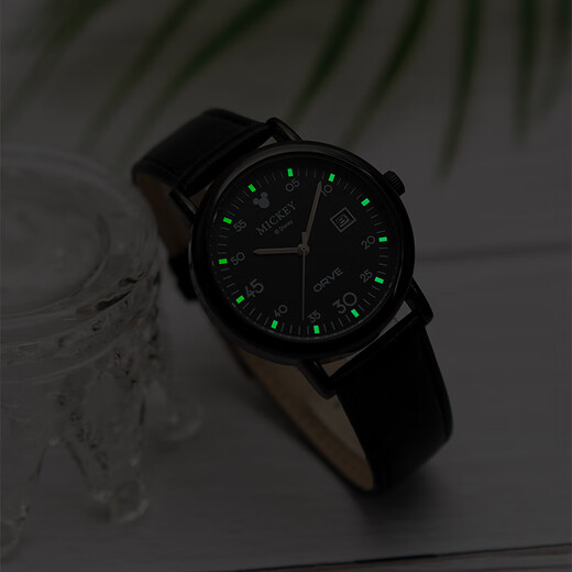 Disney Schüler Watch Herren Persönlichkeit Trend Mittelschule Junior High School Teenager Luminous Calendar High School Elektronische Uhr Joint Male Watch Grey MK-12149