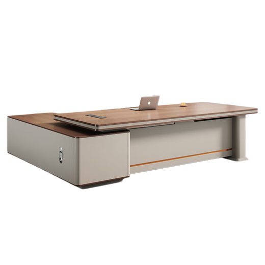 Huixin Yamei boss desk and chair combination simple light luxury furniture executive desk manager table 1.8 meters boss table (E0 environmentally friendly board)