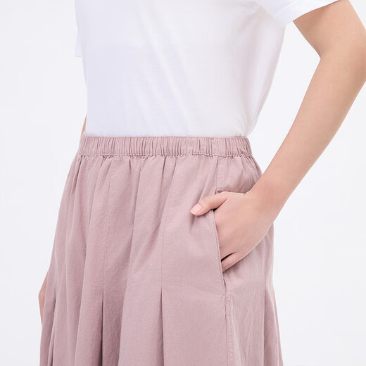 MUJIIDEE Women's Plain Wide Pants Pants Women's Casual Pants Women's Skirts Wide Leg Pants Summer Smoked Pink One Size