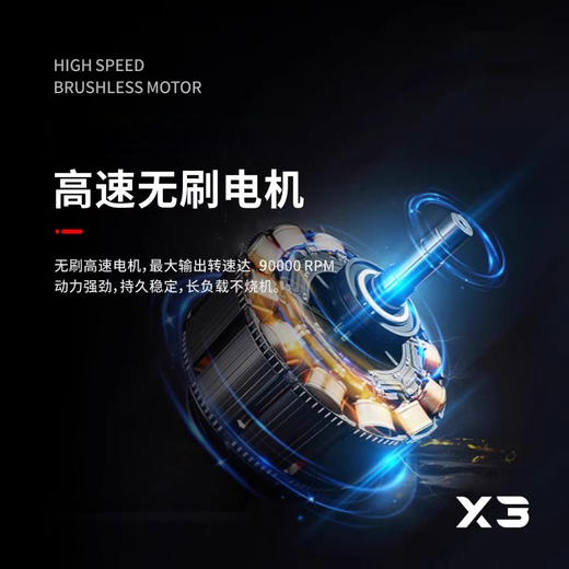 Syouran wireless rechargeable hair dryer dust violent fan turbocharged powerful dust collector handheld car hair dryer dust gun dust blower brushless mini violent small fan violent blower orange