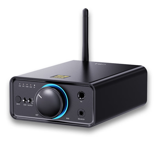 FiiO K7 desktop decoding headphone amplifier DSD decoding all-in-one headphone power amplifier HiFi decoder black Bluetooth version
