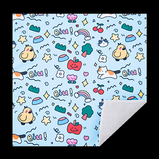 Lanswood cat cloth cat fixation artifact nail clipper bag cat cloth cat wrapping cloth bag cat magic cloth 100-stick cloth blue large size 70*70cm 20Jin Jin is equal to 0.5 kg