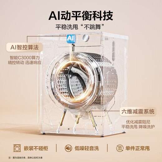 Haier drum washing machine fully automatic single wash 10kg first-class energy efficiency lazy ultra-thin household large-capacity pasteurization MAX29S home appliances state subsidy 20% trade-in industry best-selling | million-selling | original surf wash