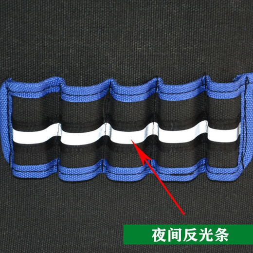 Multifunctional tool bag black thickened canvas electrician bag wear-resistant hardware storage bag construction site labor insurance repair bag water cup pocket large size 40-37-15 cm