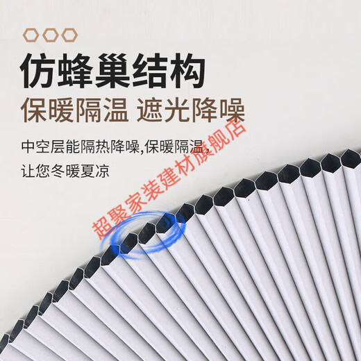 Meikejie aluminum alloy honeycomb folding sliding door without punching kitchen balcony bathroom partition waterproof sliding door Fortune Deer Free simple lock Customized size contact customer service