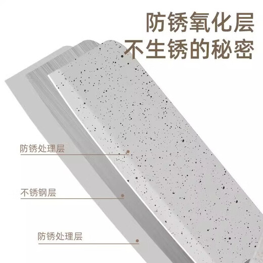 Couteau de cuisine et planche à découper, ensemble complet de cuisine deux en un, dortoir ménager en acier inoxydable pour couper les aliments pour bébés, ensemble de couteaux à légumes et à viande 3 pièces avec couvercle de couteau, couteau de cuisine + planche à découper + couteau d'office