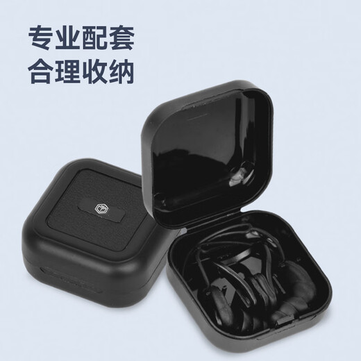 京东京造 游泳鼻夹耳塞套装专业防水硅胶耳塞鼻夹防呛水装备便携式 小黑盒