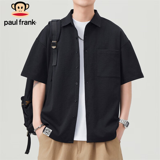 Big Mund Affe Kurzarm Shirt Herren Sommer Trendy Brand Casual Shirt Herren -Farbfarbe Top Simple Jacke Herren chinesische Valentinstagsgeschenk