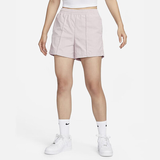 耐克（NIKE）女款粉色透气短裤健身跑步训练运动休闲裤 FV6623-019 XS