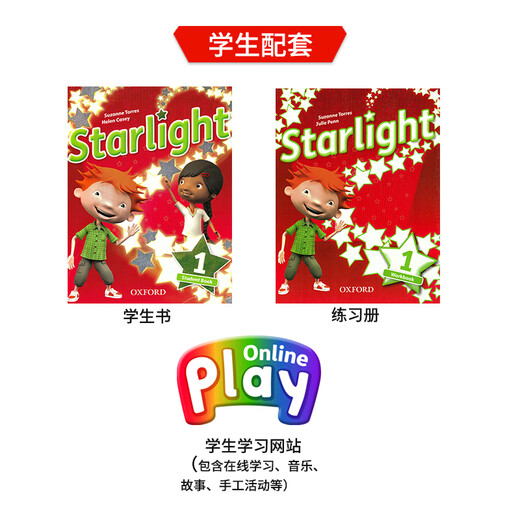 Original importiert Oxford Children's English Lehrbuch Starlight 123456 Level Original importiert 7-12 Jahre alte amerikanische Aussprache Schülerbücher + Übungsbuch Cambridge Grade Prüfung Lehrbuch Training Klassen Lehrbuch Selbststudium Lehrbuch Level 1 Studentenbücher + Übungsbuch Level 5 Bücher + Buch (Kurs) (Kurs)