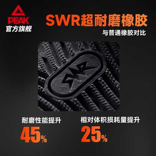 Peak unparalleled basketball shoes men's shoes new cushioning low-top comfortable men's wear-resistant professional practical thin-soled sports shoes all black-Dark Warrior 41