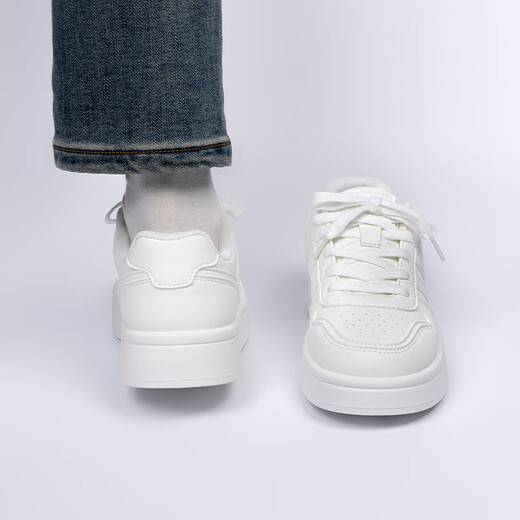 Universal thick-soled white shoes for women, autumn and winter 2025 new women's shoes, versatile women's shoes with skirts, casual sports sneakers for women