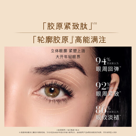 VDL 抗蓝光小棕瓶眼霜 淡化细纹提拉紧致黑眼圈熬夜送女友礼物 智妍眼霜15ml