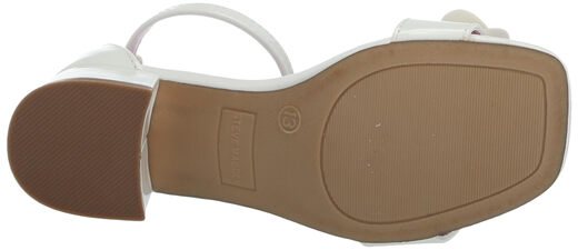 Steve Madden Girls' Shoes Lessa High Heel Sandals, White White 13 Little Kid