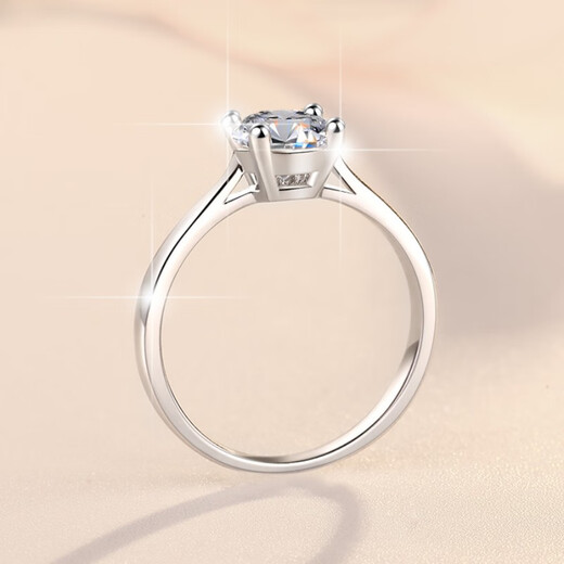 MZMZ platinum ring women's pt950 platinum knot engagement fashion new diamond ring Valentine's Day gift for girlfriend and wife next day delivery/light luxury four-claw moissanite diamond ring