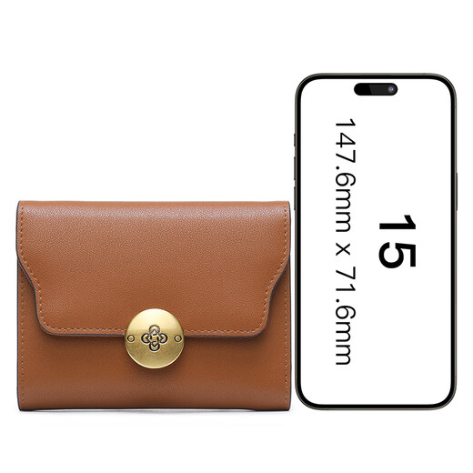 Goldlion Women's Wallet Gift Box Fashionable Simple Multi-Card Slot Wallet Birthday Gift