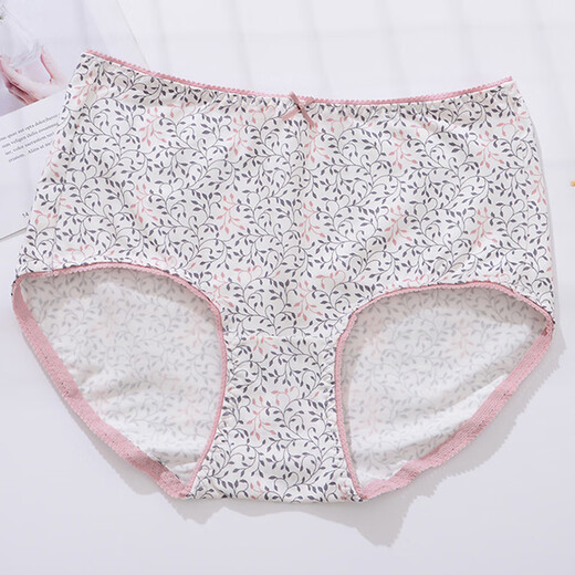Ropa interior para mujeres mariposa anfen ropa interior de verano algodón de algodón mediano-altura de cintura