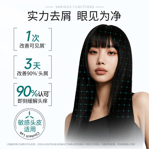 HIPERTIN赫泊汀进口去屑止痒洗发水50ml 男女士洗发露无硅油水杨酸洗头膏