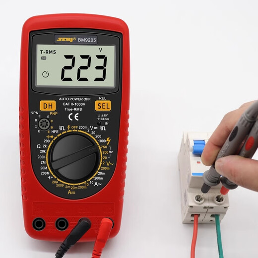 Renjuyi Shenzhen Binjiang BM9205 high-precision anti-burn digital multimeter automatic shutdown measuring capacitor digital display BM9208 standard configuration