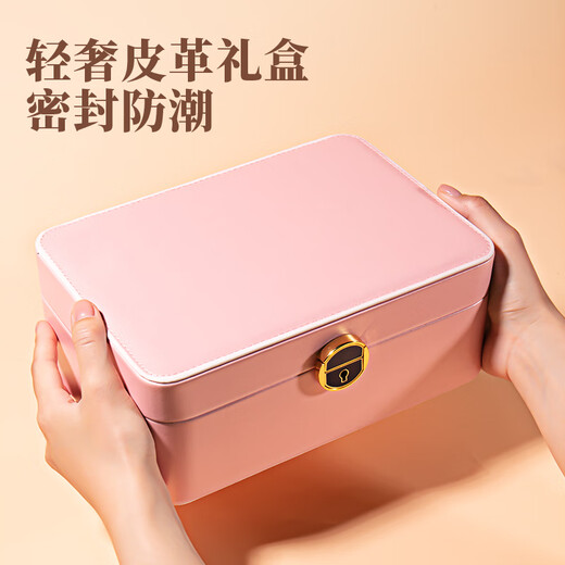 卡卡贝儿儿童发饰礼盒3-6岁女孩过家家玩具发夹发卡生日礼物高级首饰盒粉