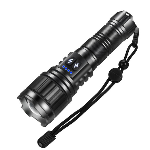 Longriver Ultra-Bright Long-Range Taschenlampe Outdoor wasserdichte multifunktionale weiße gelbe Licht Dual-Switch-Ladung Tragbares Nachtfischer