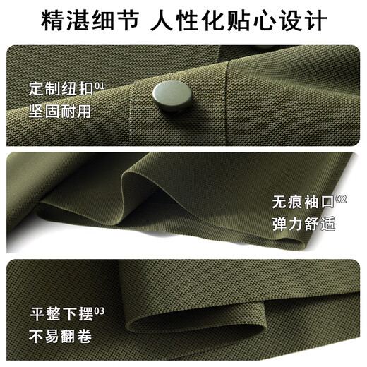 杉杉 【凉感爽滑】短袖POLO衫男弹力藏青色夏季休闲商务锦氨翻领T恤 FQP252S12358-5短袖 XL
