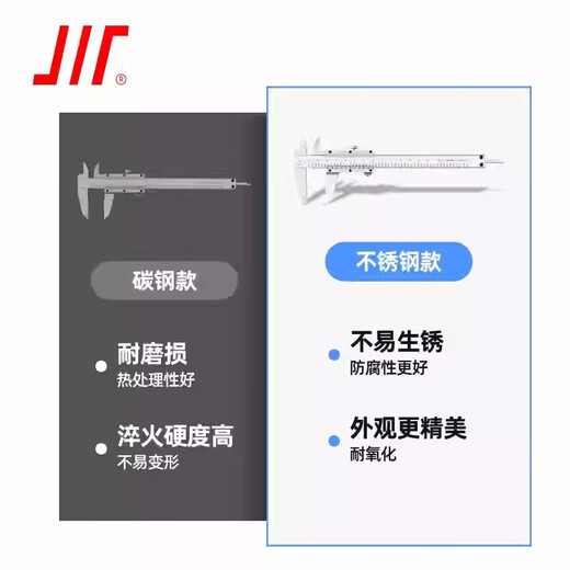 Volume vernier caliper stainless steel/carbon steel caliper 0-150-200-300*0.02 inner diameter/outer diameter/depth/step four-purpose caliper 0-200mm*0.02 (four-purpose carbon steel)