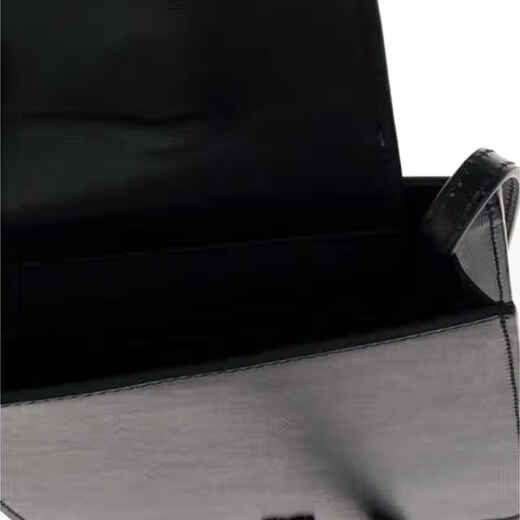 Ami Paris Light Luxury Women's AMI Signature Shoulder Strap Card Holder Wallet Black One Size